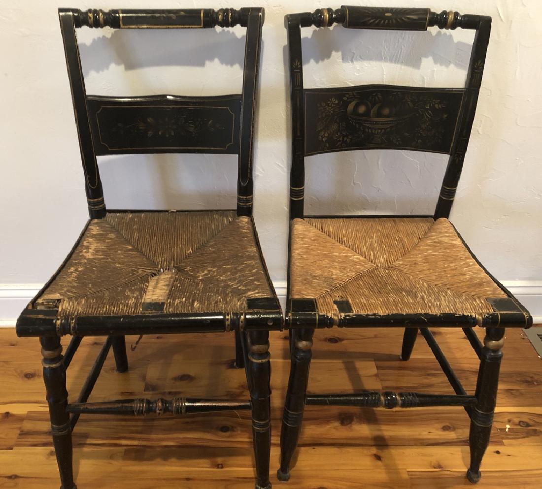 Pair Antique Hitchcock Side Chairs (1 of 4)