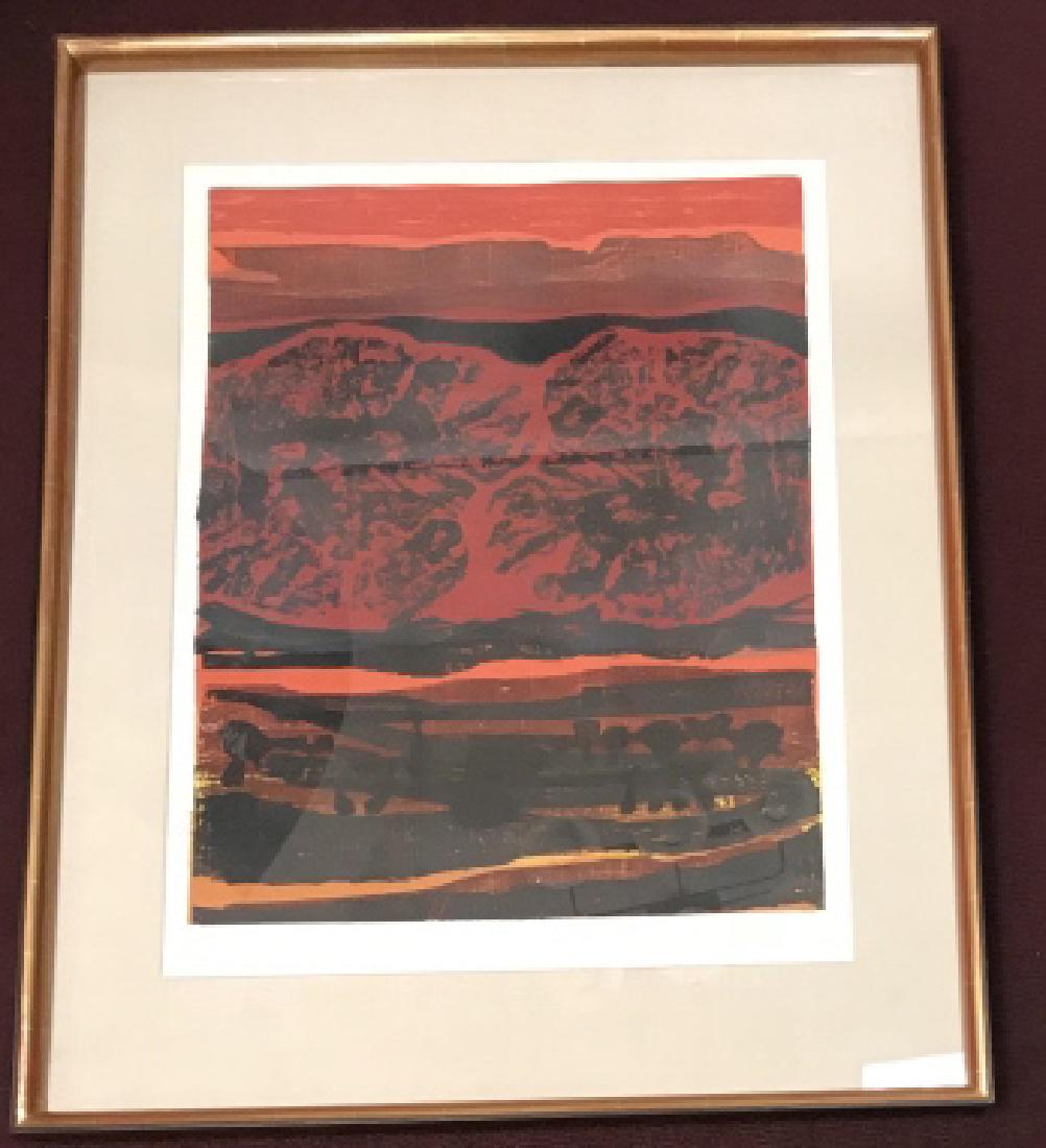 Limited Edition Signed & Framed Abstract Print (1 of 5)