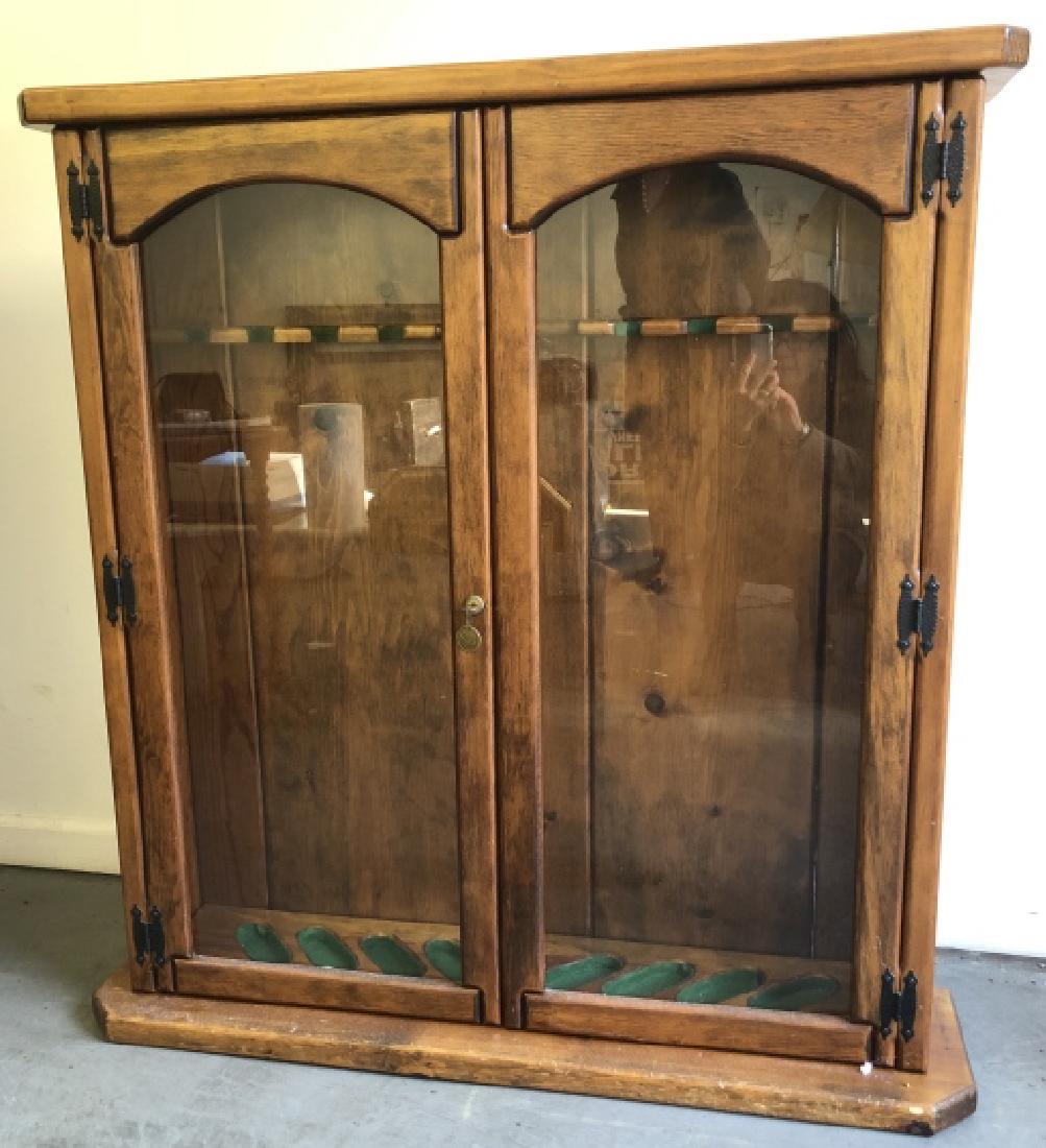 Glass Front Colt Pine Gun Rifle Cabinet Feb 21 2019