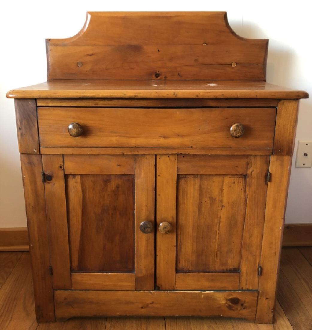 American Country Style Pine Cabinet (1 of 5)