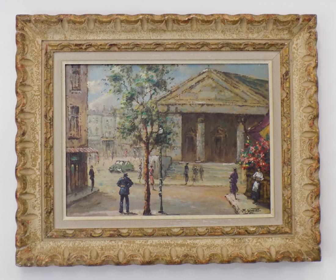 M. Wheat Impressionist Oil Painting Paris Street (1 of 7)