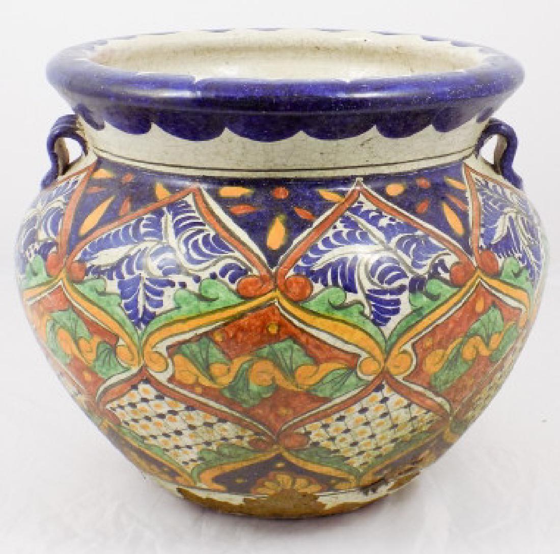 Italian Earthenware Pottery Hand Painted Planter (1 of 6)