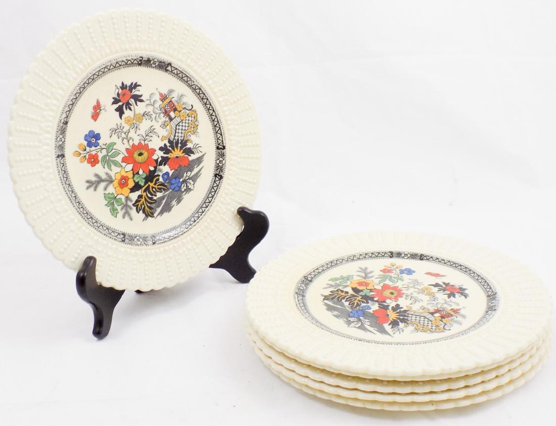 Antique Coal Port Kings Ware Canton Plates (1 of 6)