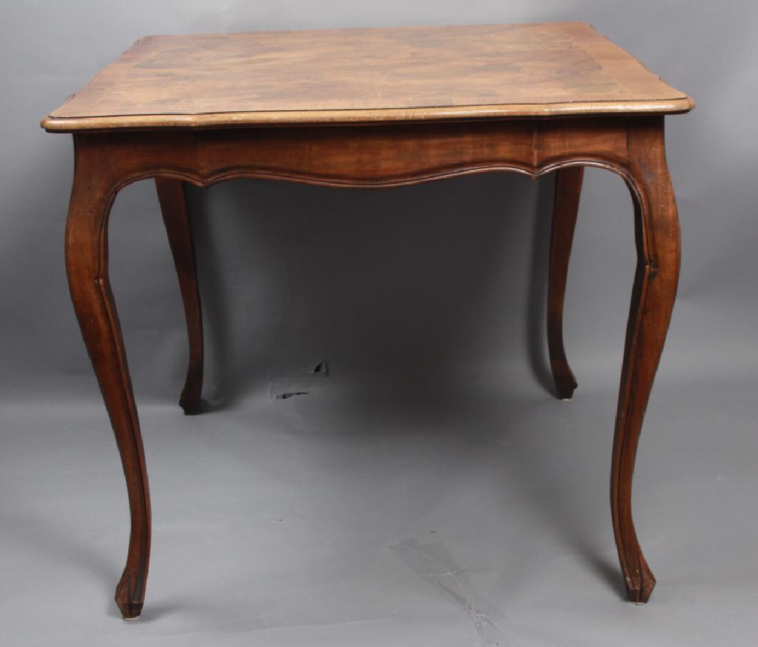 Italian Burled Veneer Games / Occasional Table (1 of 6)