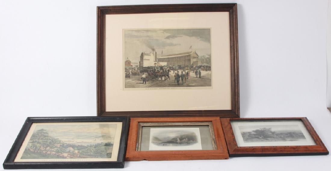 4 19 C  New York Hudson River Framed Lithographs (1 of 11)