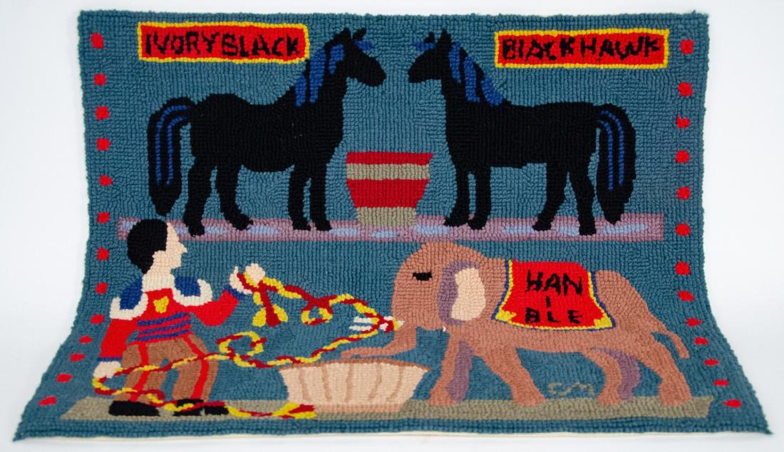 Hooked Throw Rug Claire's American Classics (1 of 5)