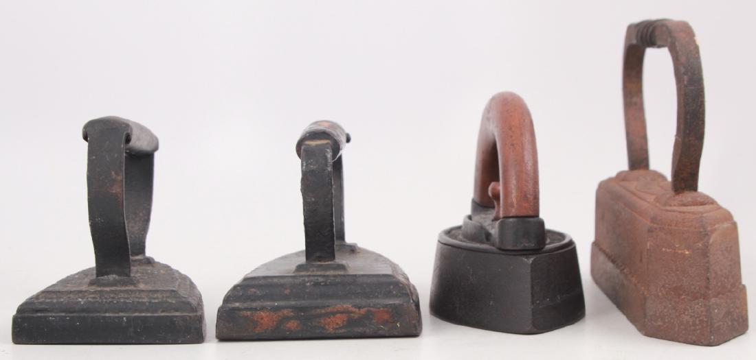 4 Antique Cast Iron Sad Irons (1 of 9)