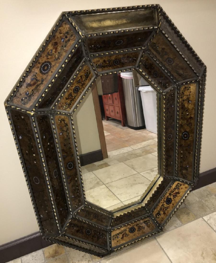 Howard Elliot Collection Large Painted Mirror (1 of 6)