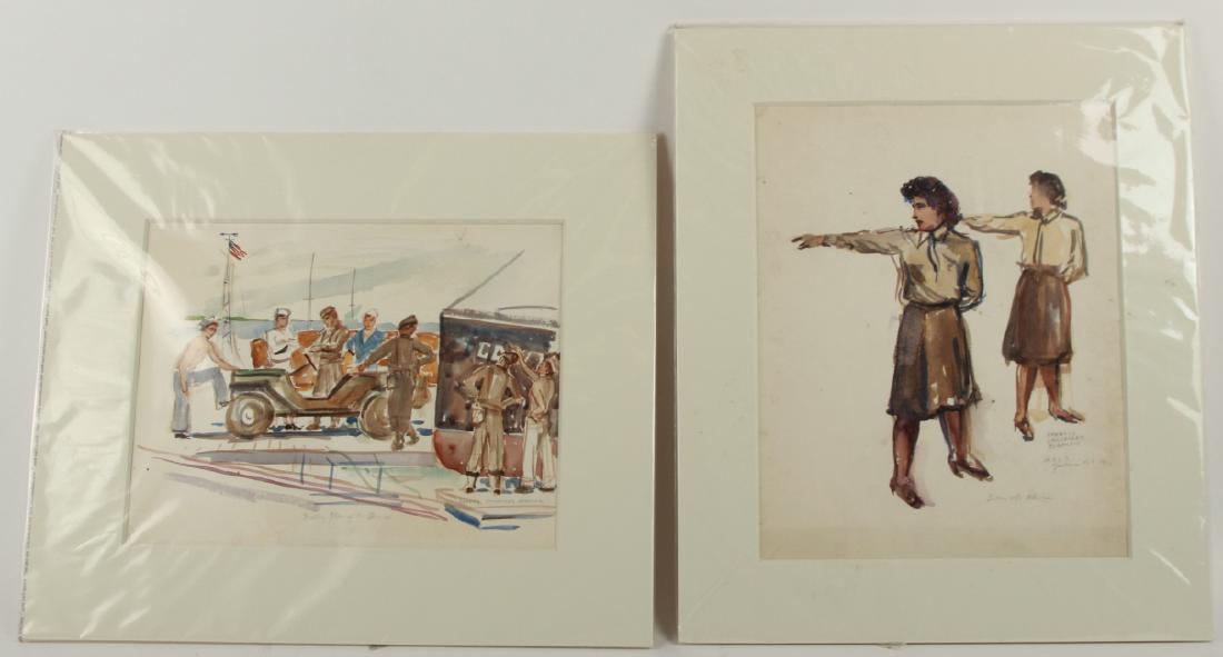 2 Signed William Kughler Watercolor Paintings (1 of 8)