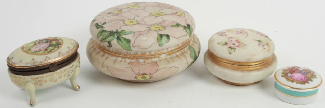 Antique Porcelain Jars / Trinket Boxes Limoges (1 of 11)