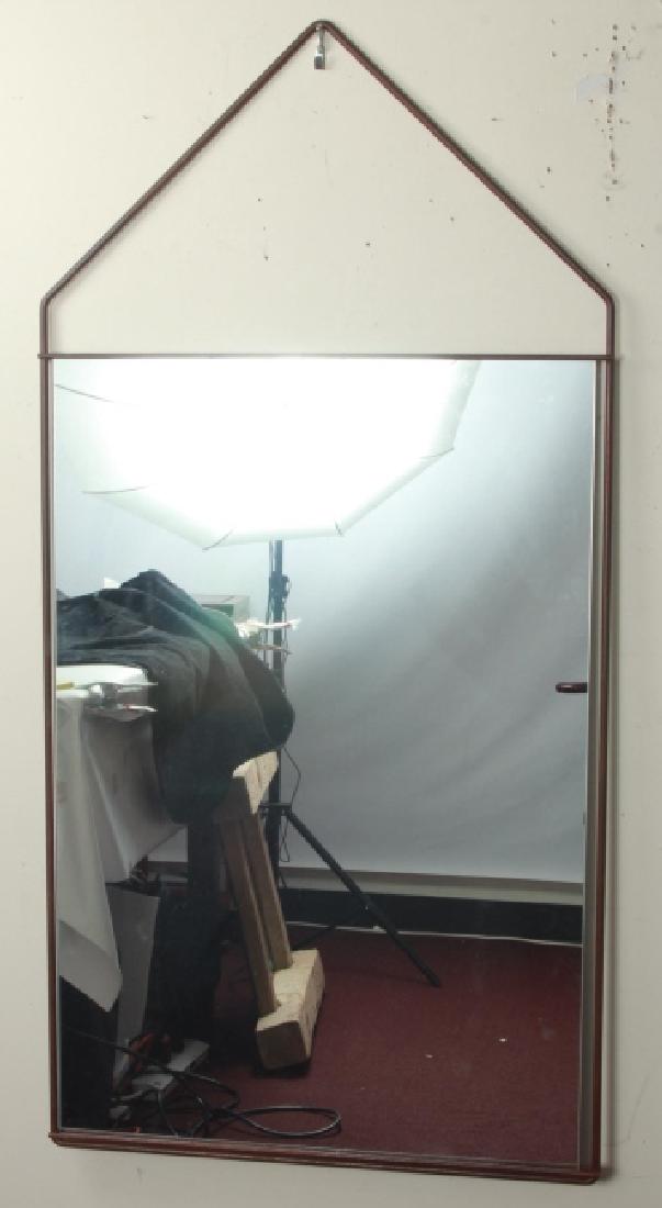 Contemporary Designer Steel Frame Mirror (1 of 7)