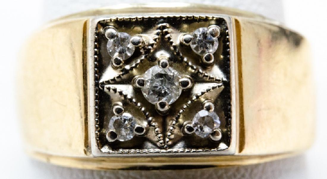 Estate 14kt Yellow Gold & Diamond Ring (1 of 7)