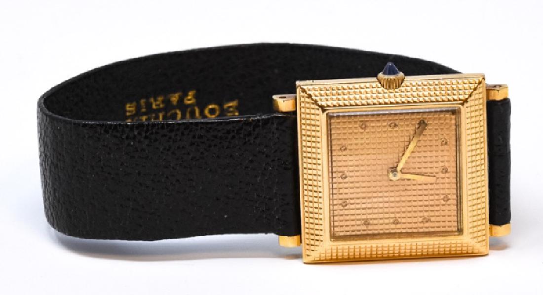Estate Boucheron Paris 18k Yellow Gold Wrist Watch (1 of 5)