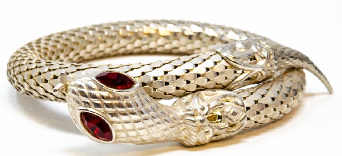 Vintage Whiting & Davis Style Snake Bracelet (1 of 7)