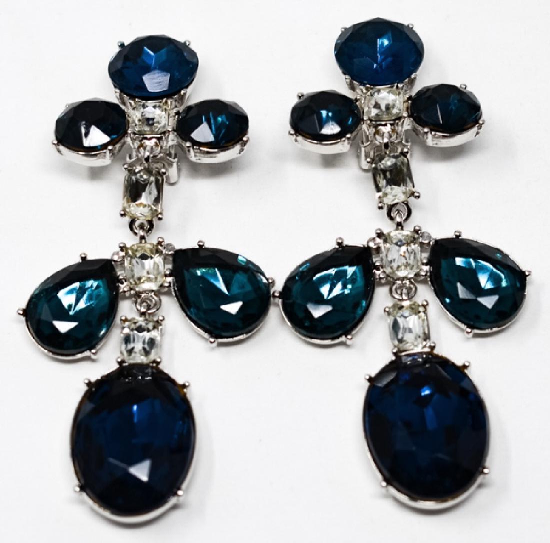 Vintage Kenneth J Lane Rhinestone Earrings (1 of 6)