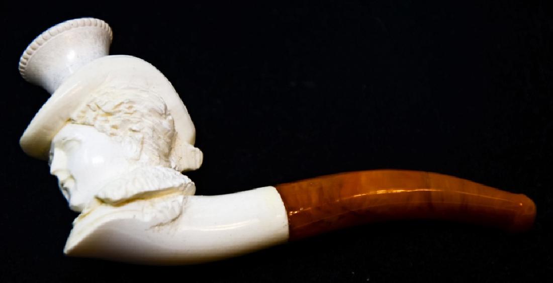 Antique Miniature 19th C Meerschaum Pipe in Box (1 of 6)
