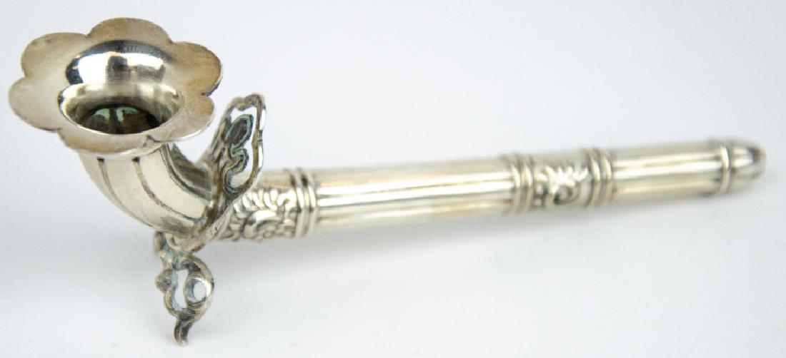 Antique European 800 Silver Cornucopia Urn Vase (1 of 6)