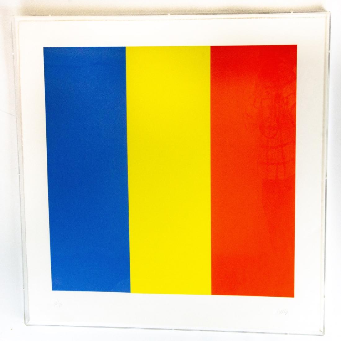 Ellsworth Kelly Signed Red Yellow Blue Lithograph (1 of 7)