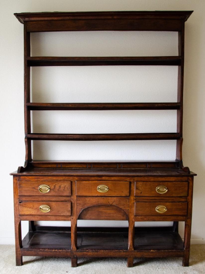 Welsh Style Mahogany Sideboard / Hutch (1 of 5)