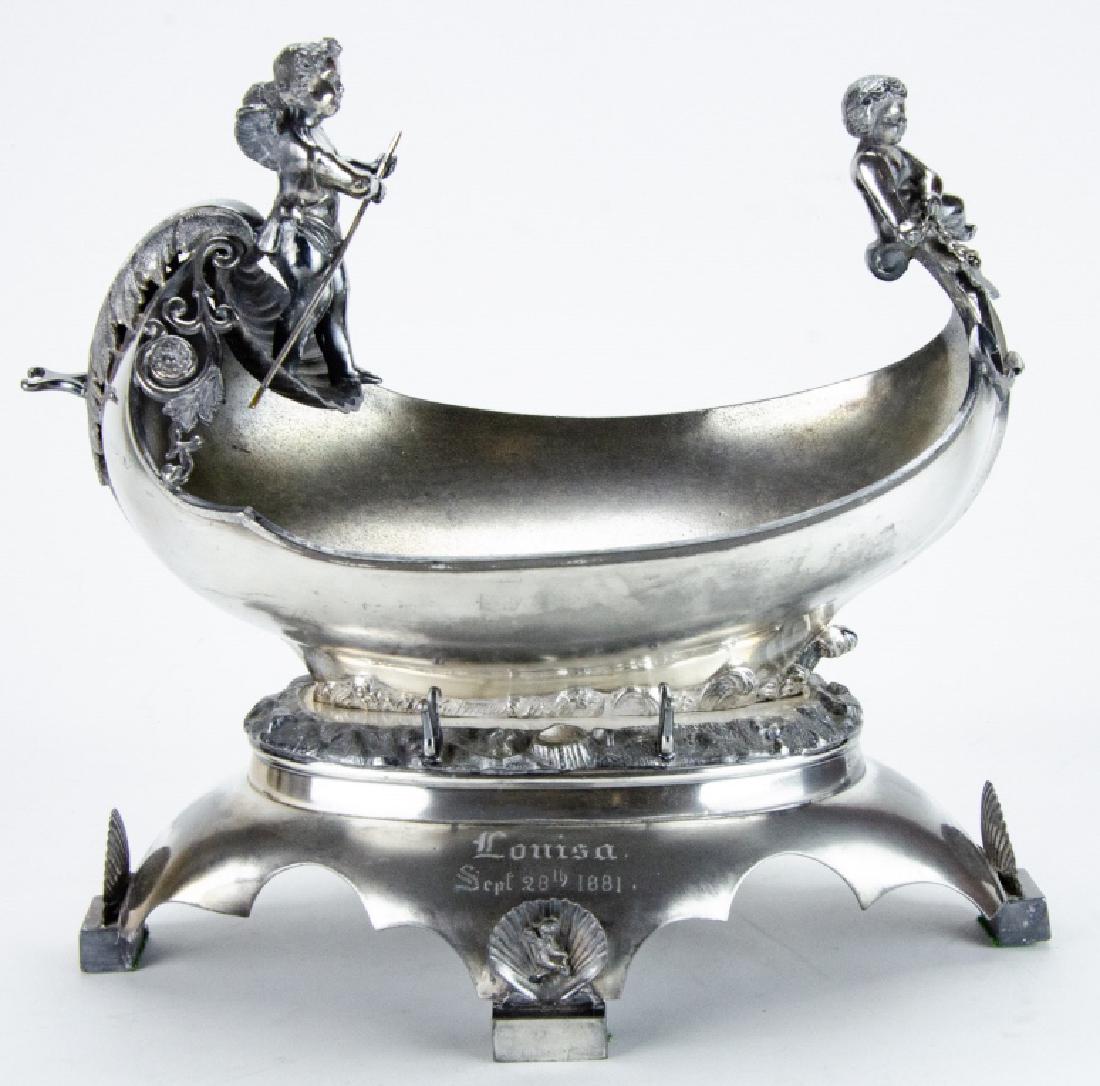 Antique Silver Plate Neoclassical Style Compote (1 of 7)