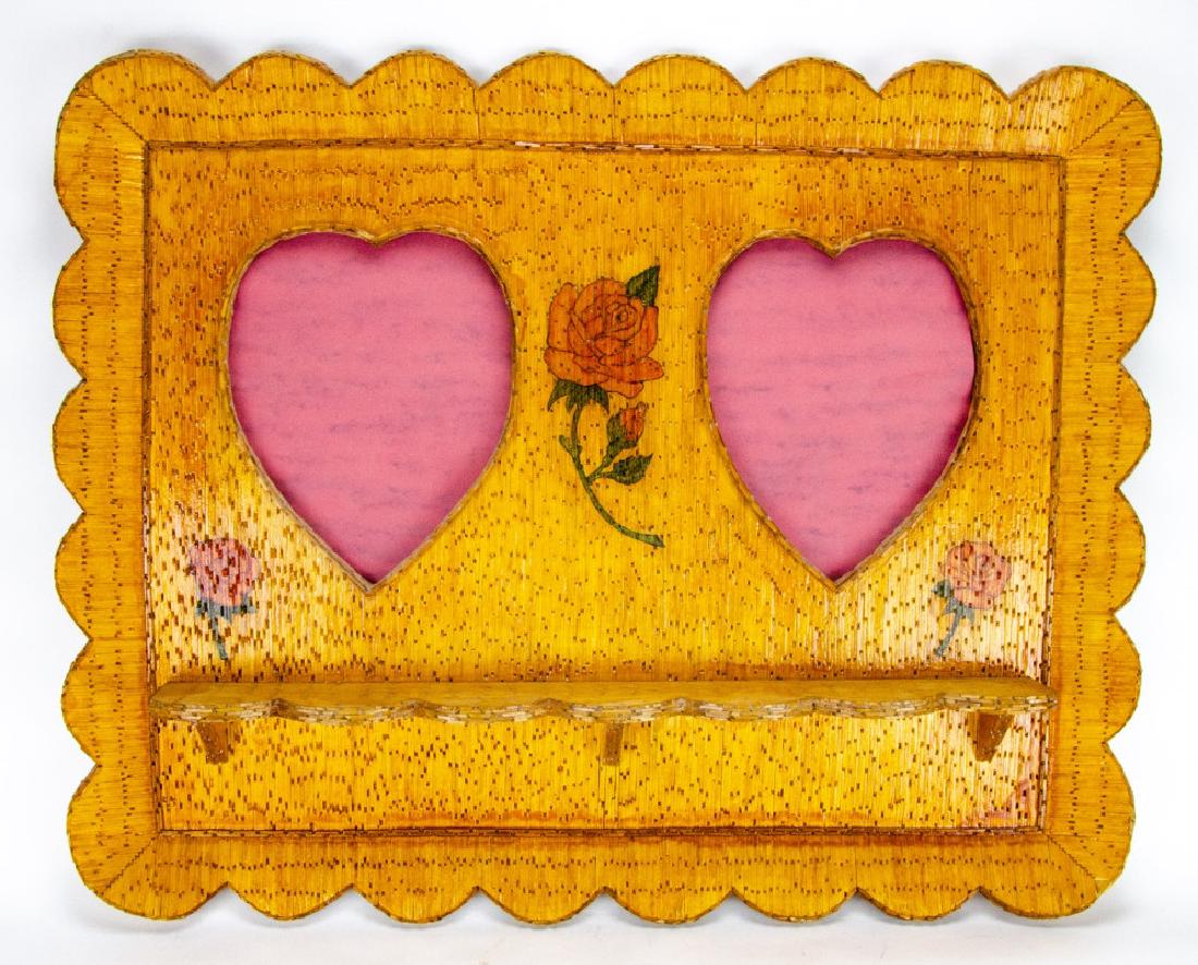 Vintage Folk / Matchstick Art Double Picture Frame (1 of 5)