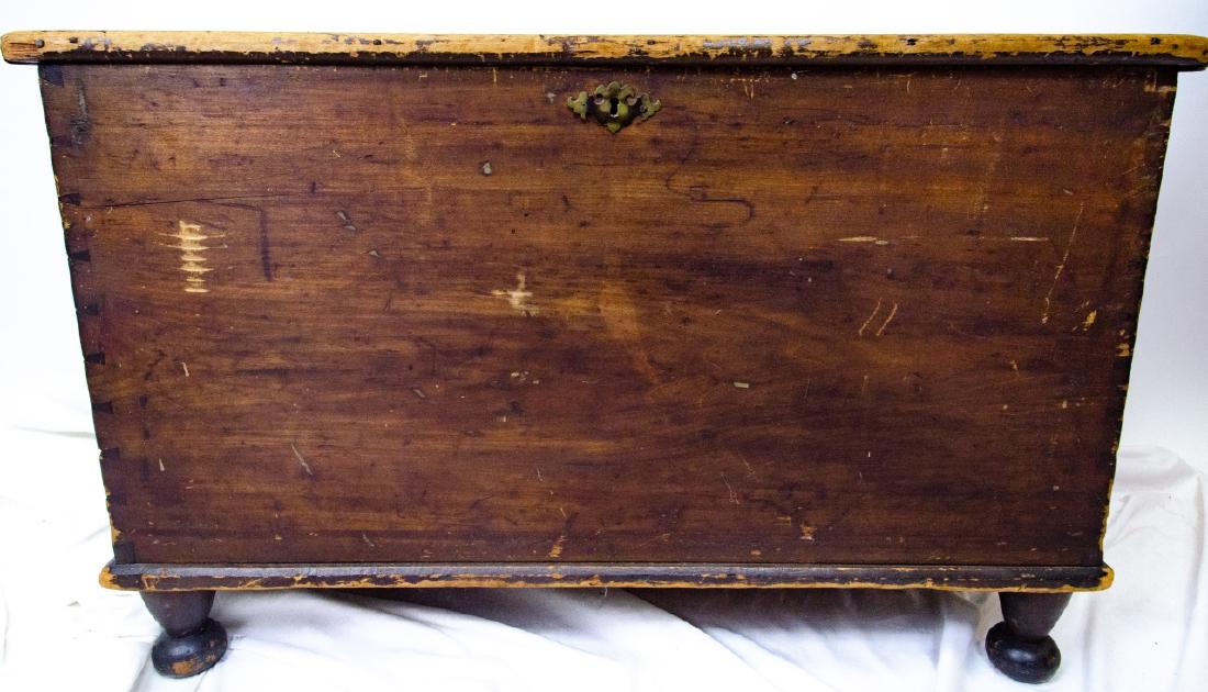 Antique 19th C American Country Blanket Chest (1 of 7)