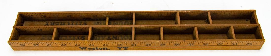 Vintage Compartmentalized Container Made of Rulers (1 of 5)