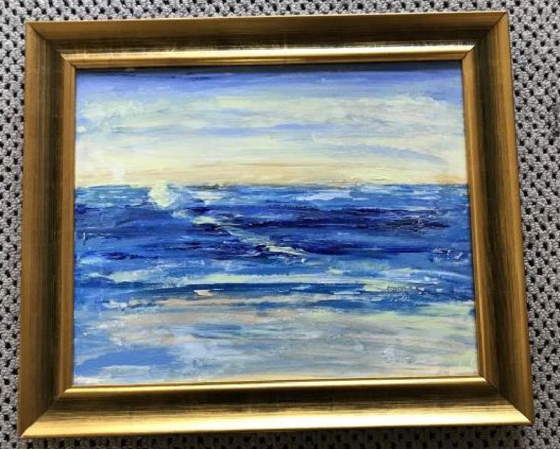 Barbara Fix Contemporary Abstract Beach Painting (1 of 2)