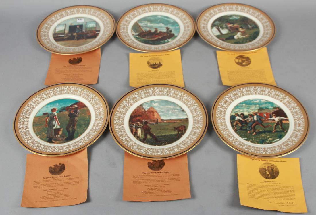 6 U.S. Commemorative Scenery Plates (1 of 10)