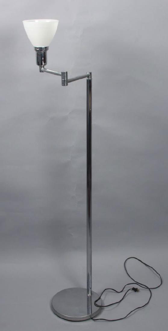 Mid Century Chrome Adjustable Standing Lamp (1 of 3)