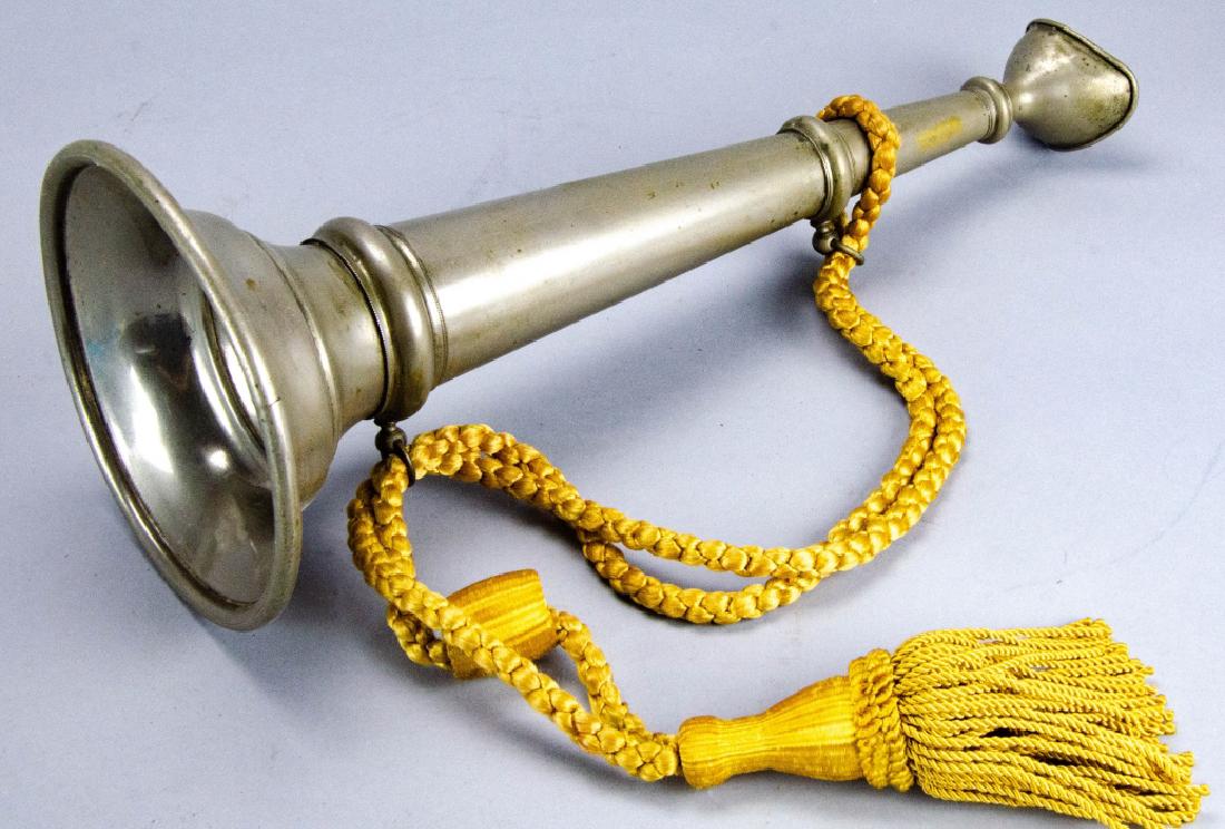 Antique Fire Bugle Horn / Fireman's Trumpet