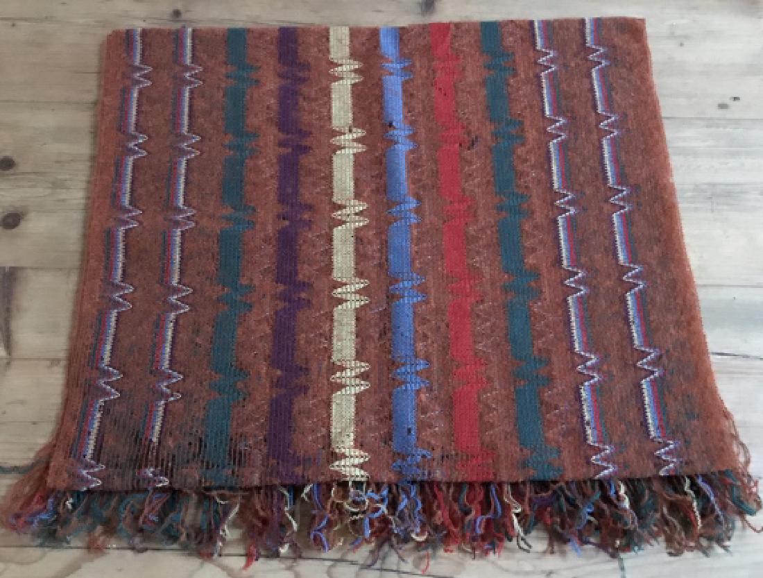 Vintage Italian Missoni Woven Scarf: Vintage Italian Missoni Woven Scarf. Property of a Westchester County, New York country estate.