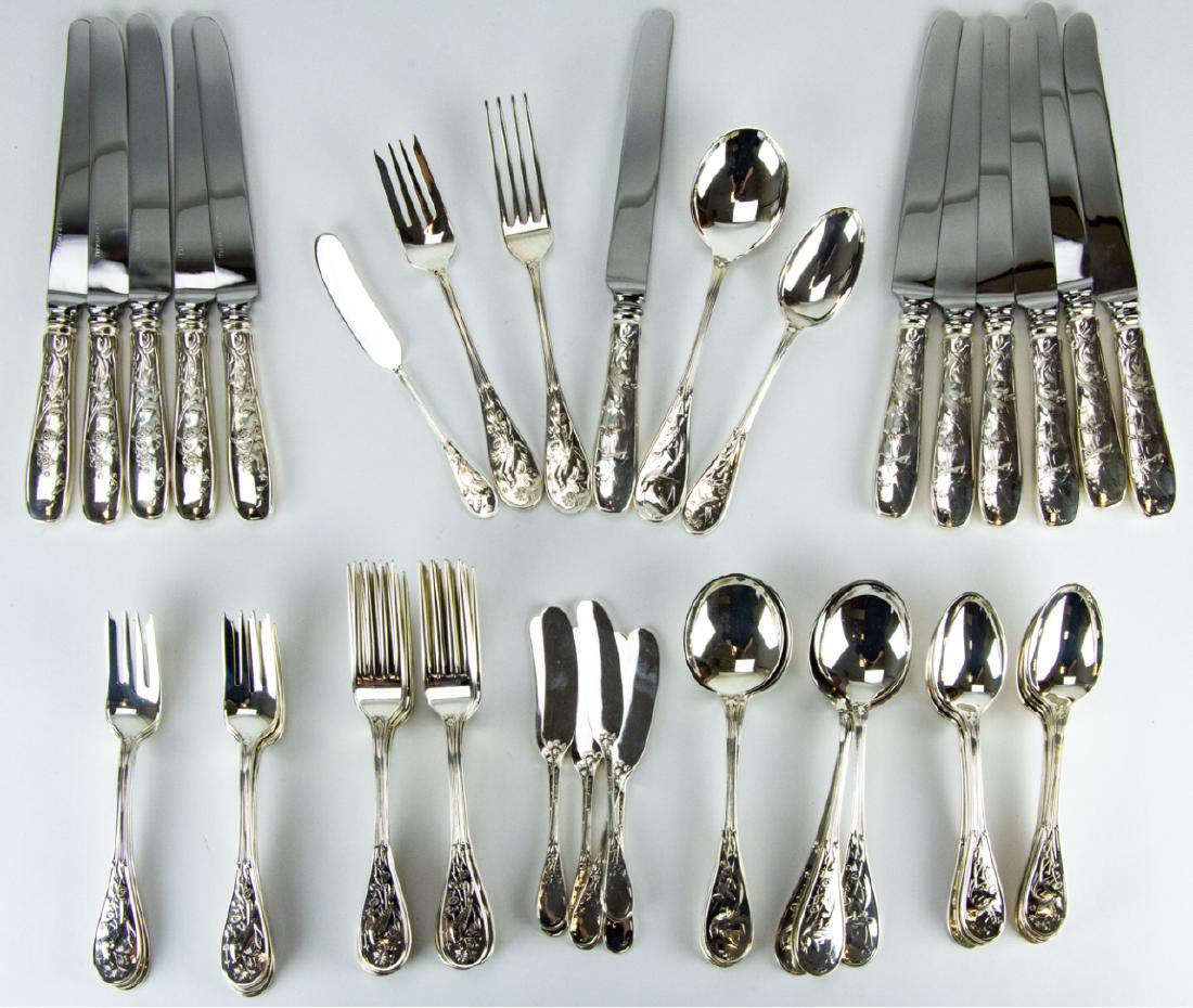 Tiffany Sterling Audubon Flatware Service for 12 (1 of 10)