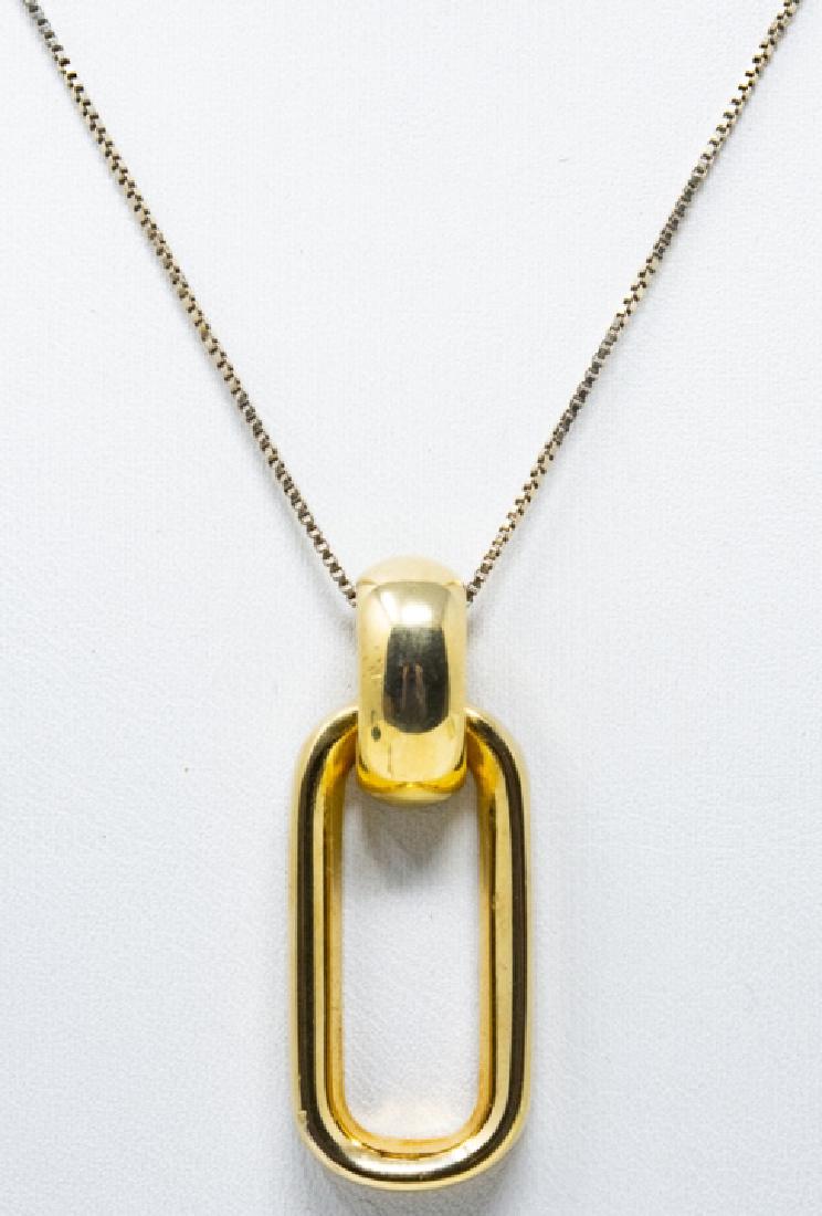 Vintage Christian Dior Gilt Metal Necklace (1 of 5)