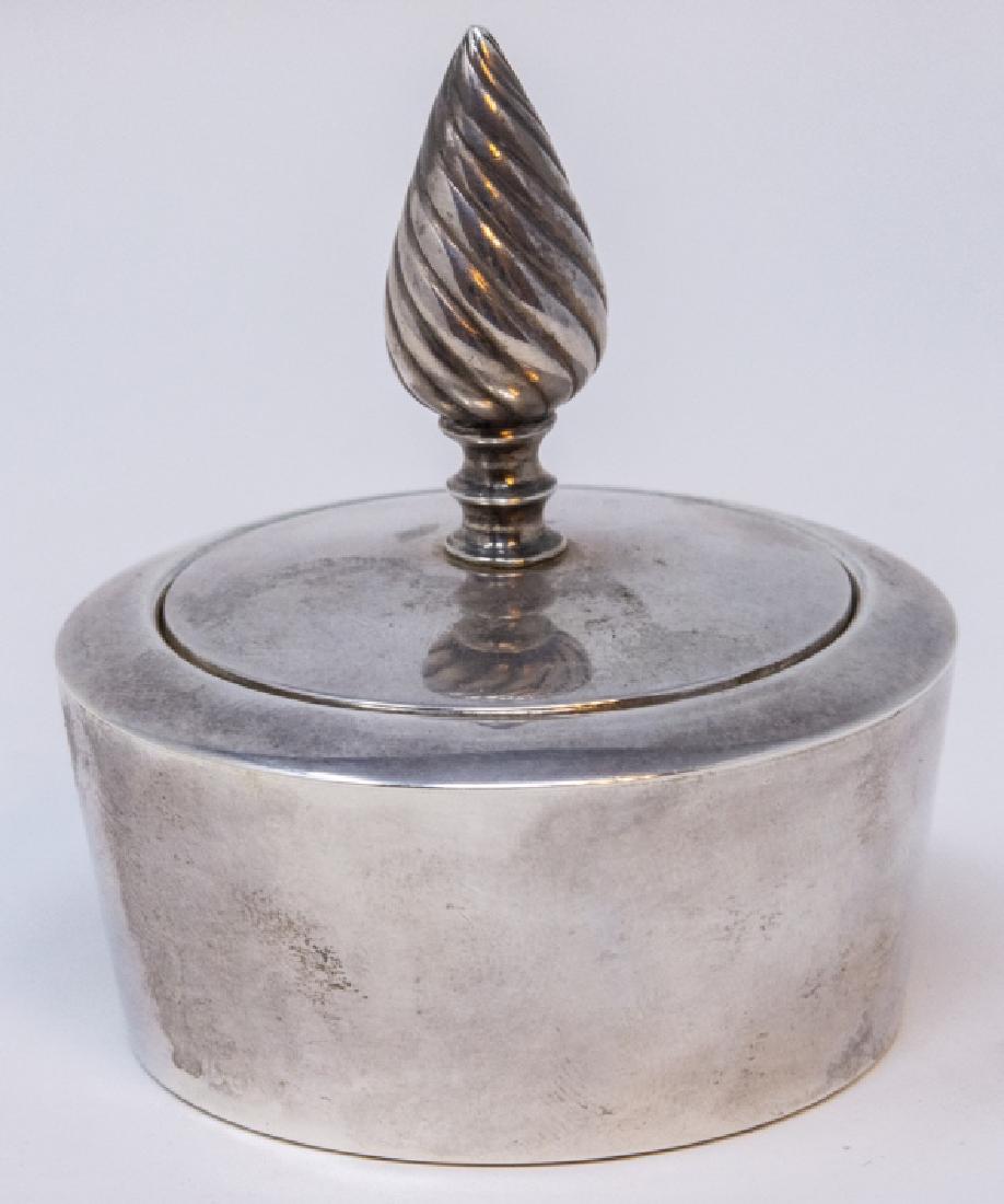Asprey English Sterling Silver Lidded Pill Box (1 of 6)
