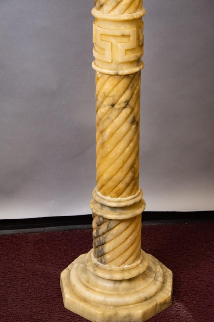 Neoclassical Style Carved Marble Display Pedestal (1 of 7)