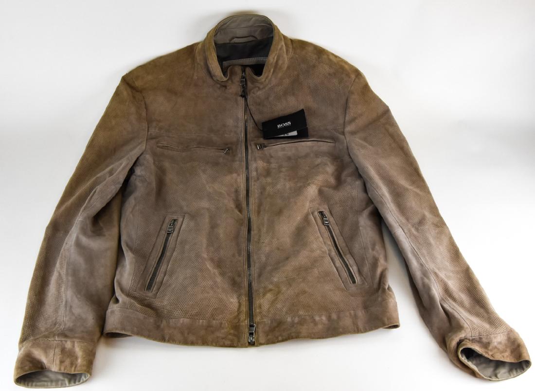 Hugo Boss Men's Goat Suede / Leather Jacket (1 of 8)