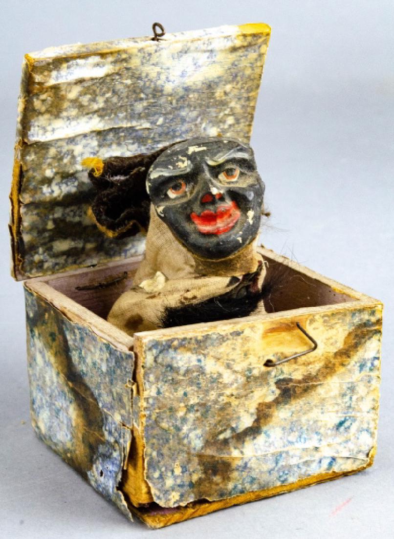 Antique 19th C Jack in the Box Child's Toy (1 of 6)