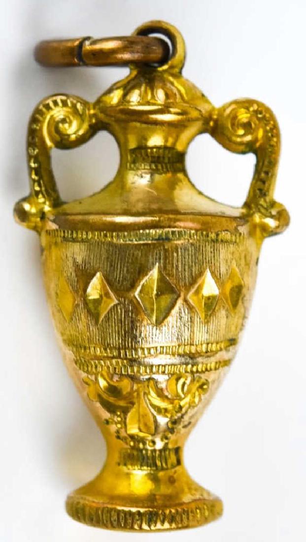 Antique 19th C Georgian Style Mourning Urn Pendant (1 of 5)