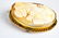 Antique 14K Gold Natural Shell Cameo Pendant - 3