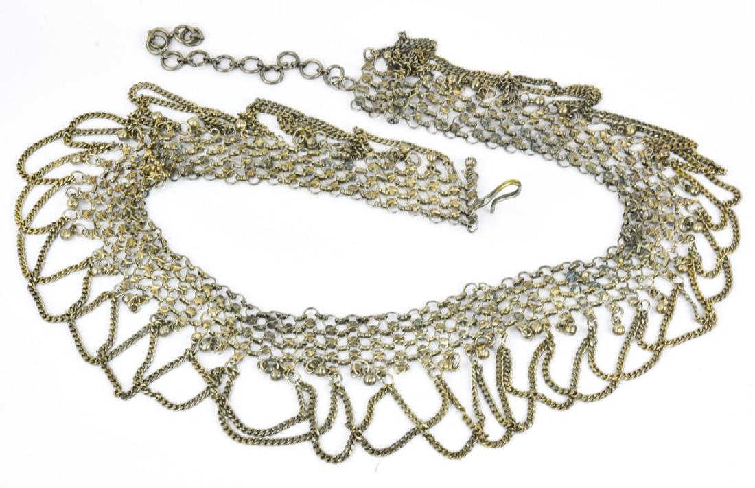 Vintage Chain Tribal Belly Dancer's Belt w Bells (1 of 9)
