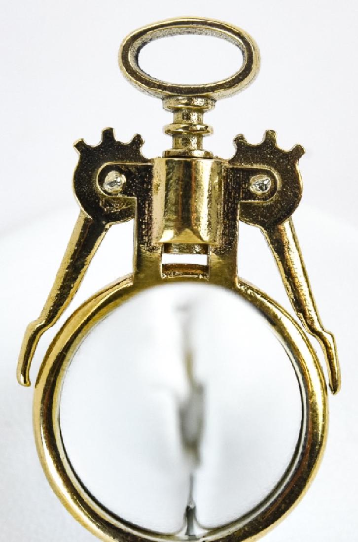 Sterling Silver & Vermeil Figural Cork Screw Ring (1 of 5)