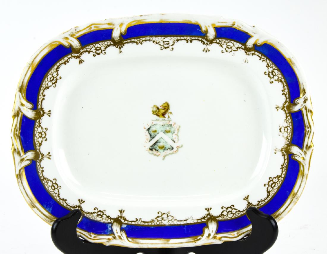 Antique 19th C Old Paris Porcelain Armorial Tray (1 of 6)