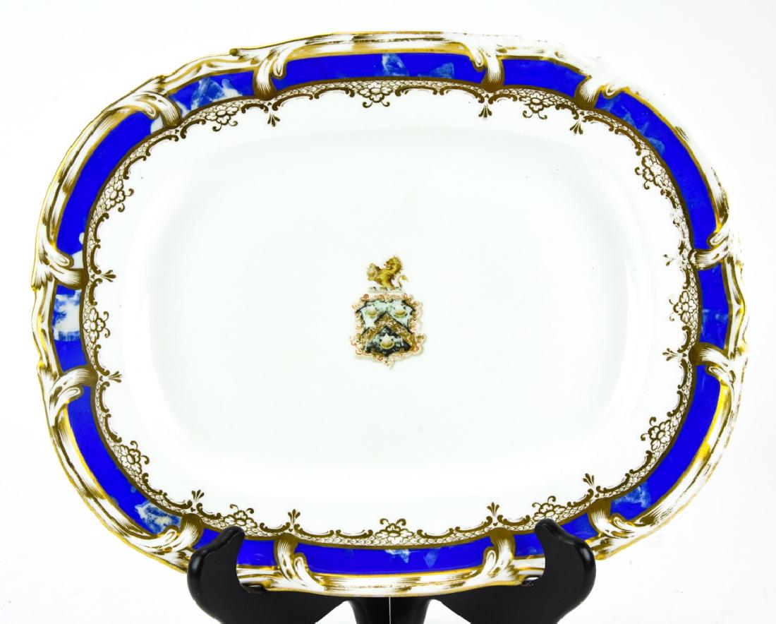 Antique 19th C Old Paris Porcelain Armorial Tray (1 of 6)