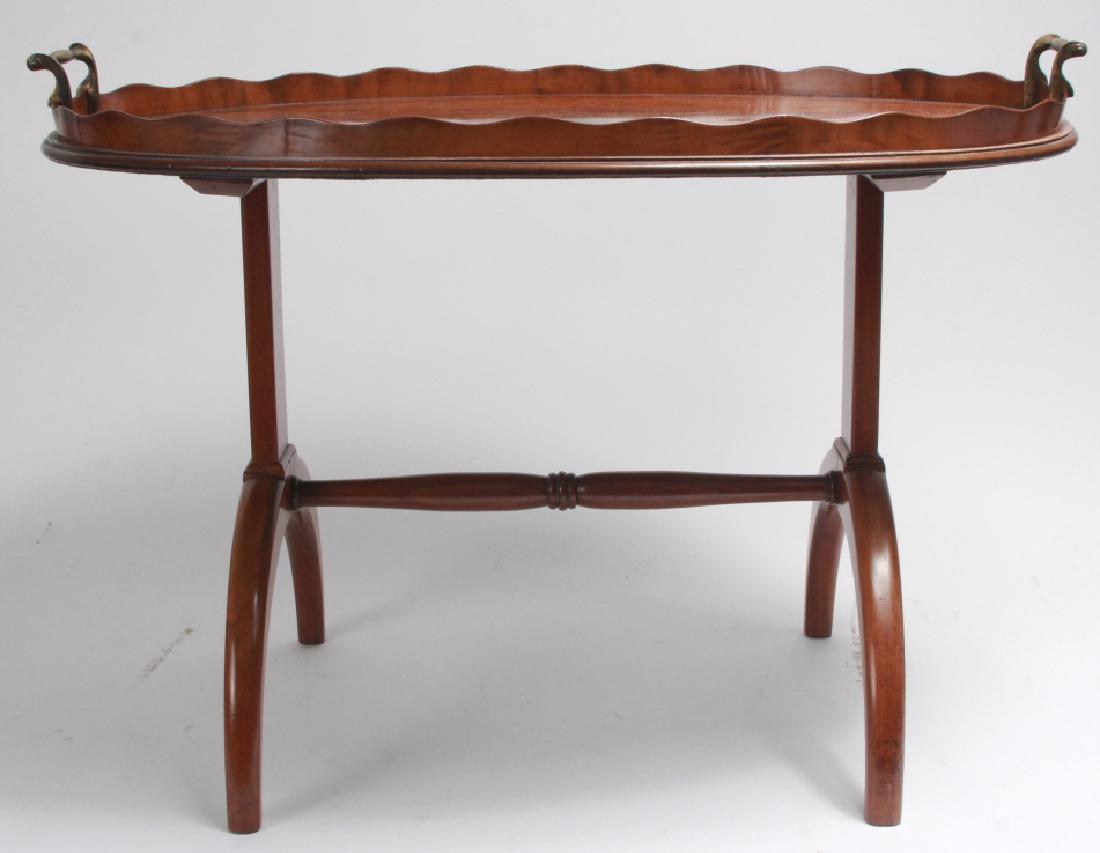 Antique English Satinwood Inlaid Tray Table (1 of 6)