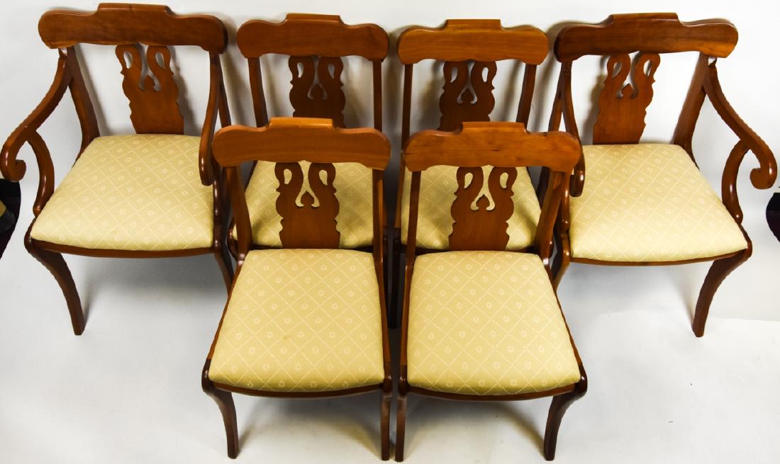 6 Chippendale Style Fruitwood Dining Chairs (1 of 10)