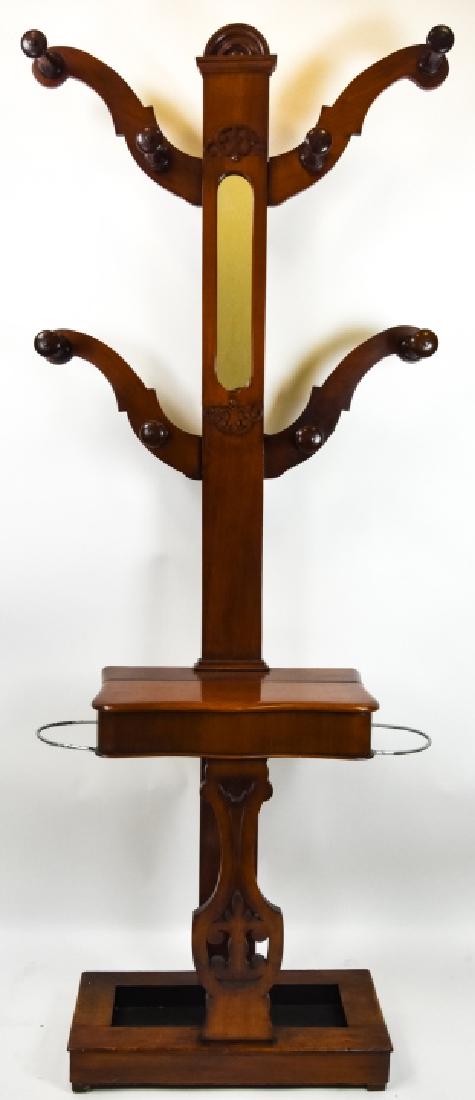 Antique 19th C Victorian Hall Stand / Coat Tree (1 of 10)