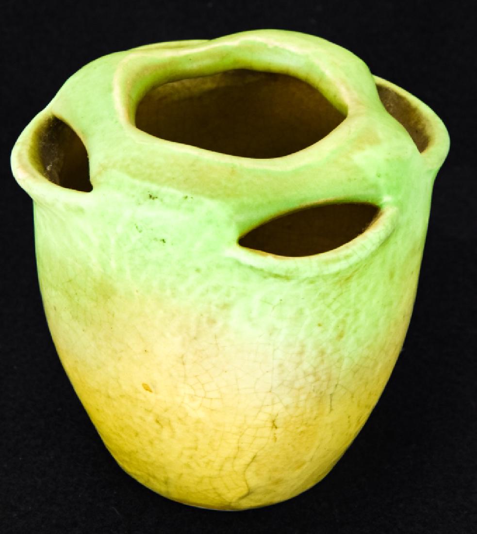 Signed Weller Hand Painted Art Pottery Flower Vase (1 of 5)