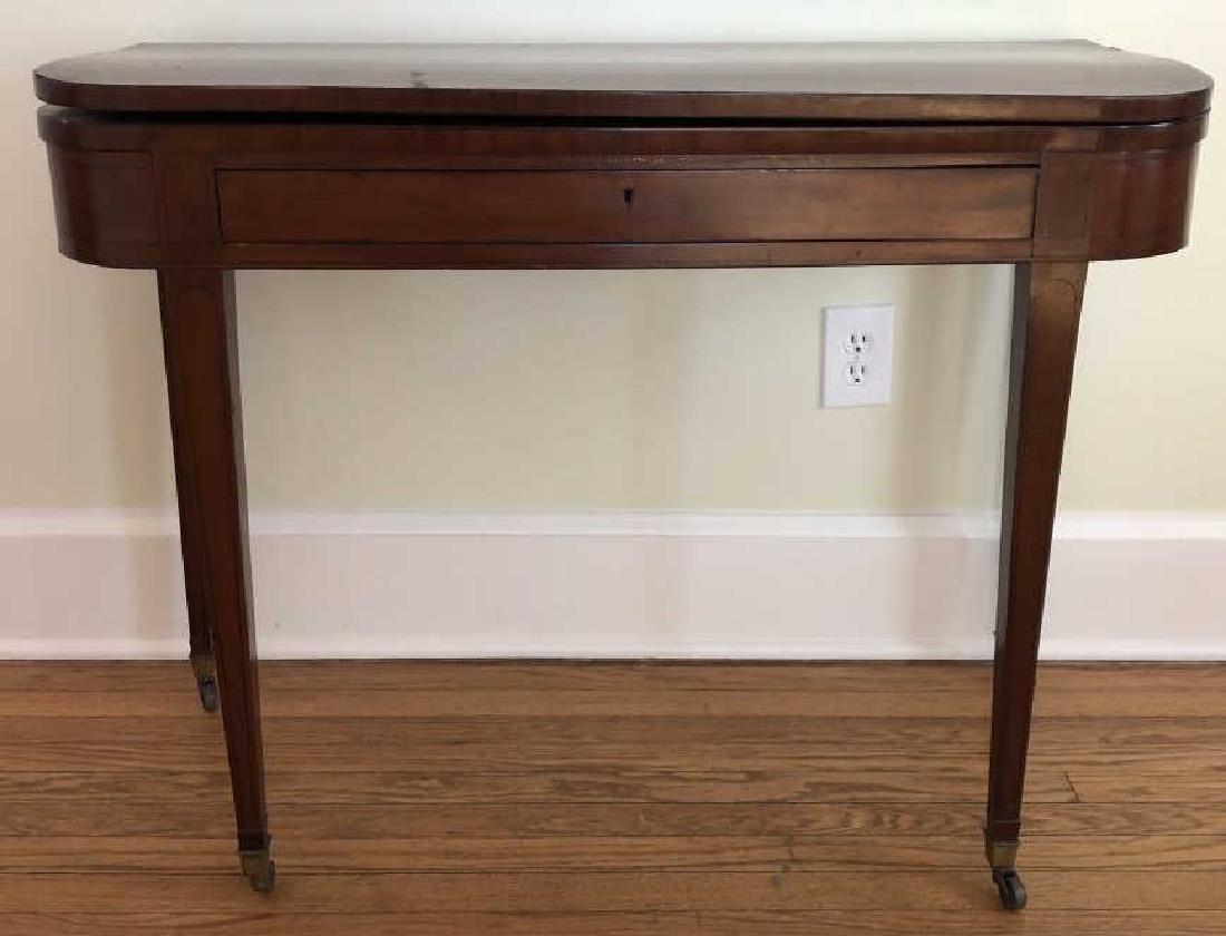 Antique Mahogany Georgian Style Gate Leg Table (1 of 10)