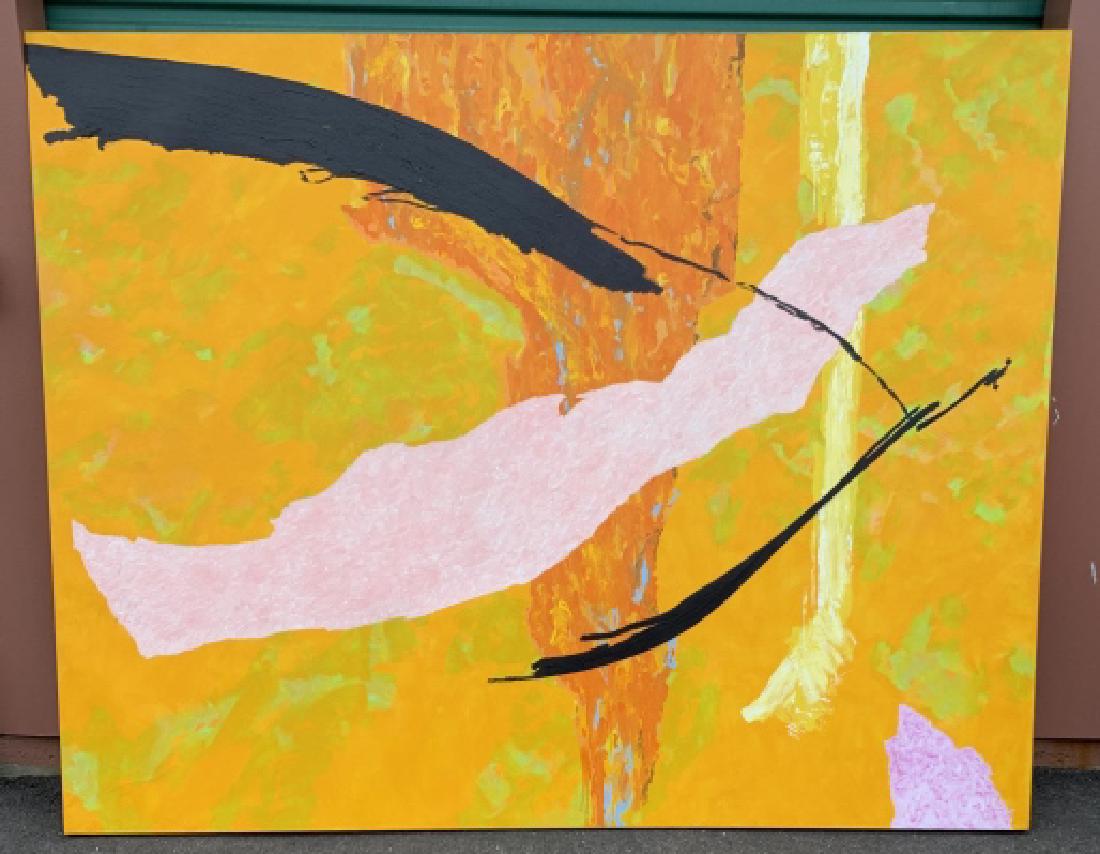 Vanda Harvey "Secret Wings" Abstract Oil Painting (1 of 5)